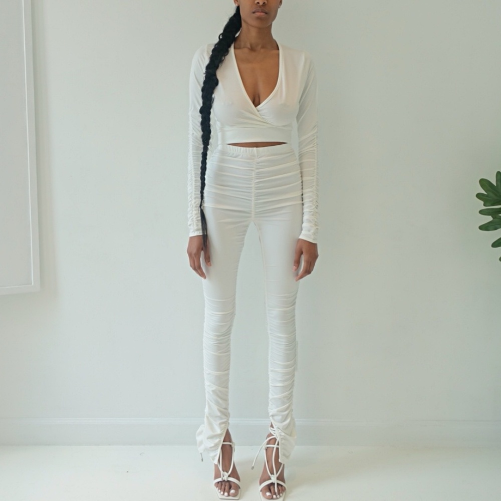 All White two-piece set